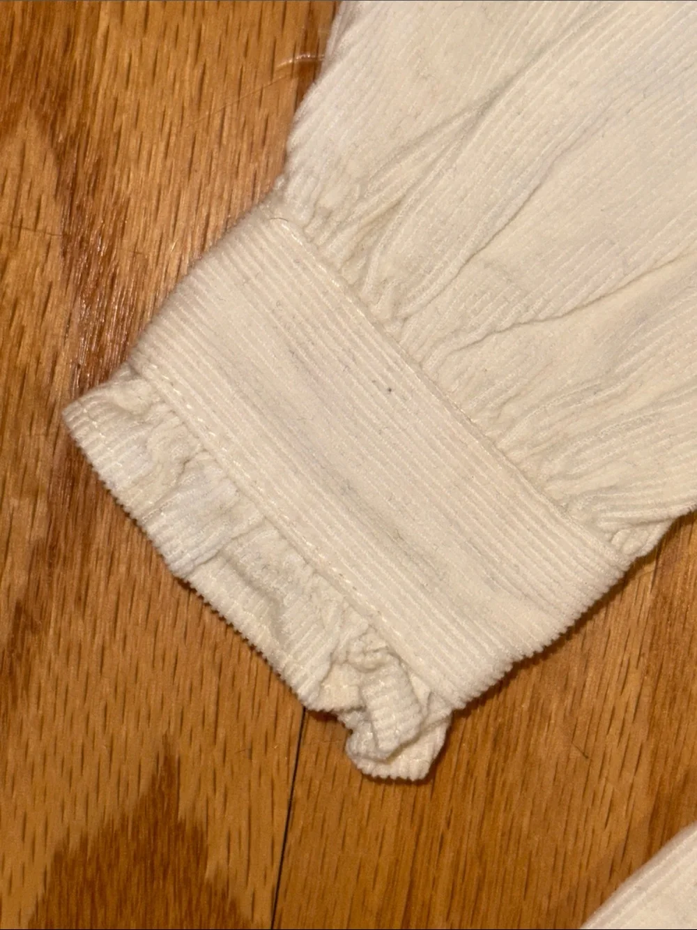 🐎 Ralph Lauren Cream Ruffle Collar Shirt Dress with Plaid Belt 6 months